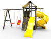 Детская площадка Пикник "Блэк" с винтовой трубой