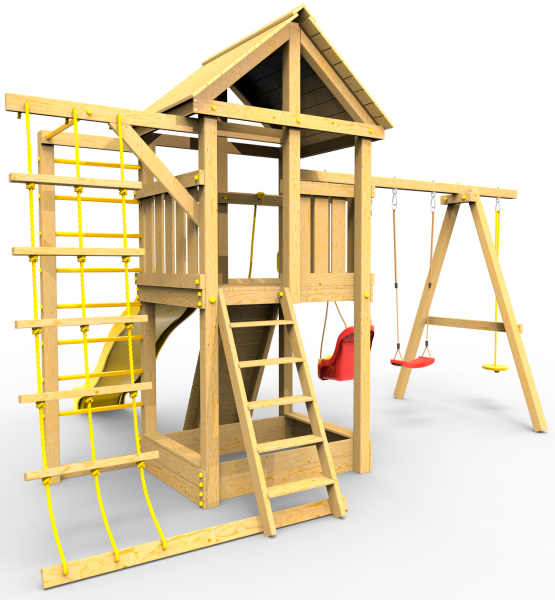 Детская площадка Пикник "Стандарт Д" с турником и шведской стенкой