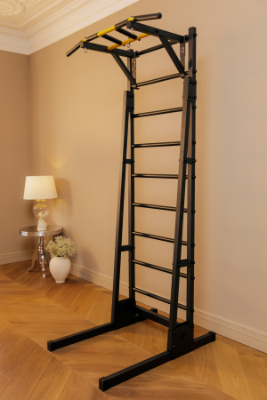 картинка Напольная шведская стенка Рекорд R1 с турником от магазина Лазалка