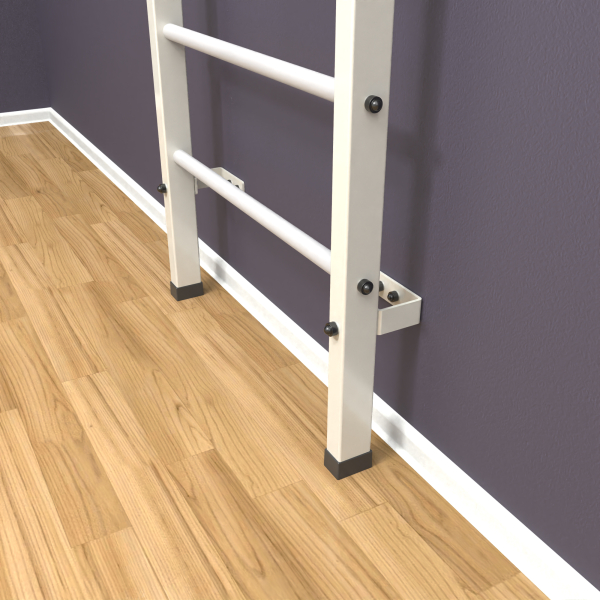 картинка Шведская стенка «LittleSport» White Long 2.0 белые ступени от магазина Лазалка