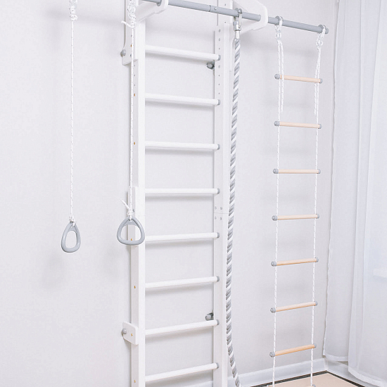 картинка Комплекс «Шведская стенка деревянная ROMANA Eco 2.1» от магазина Лазалка