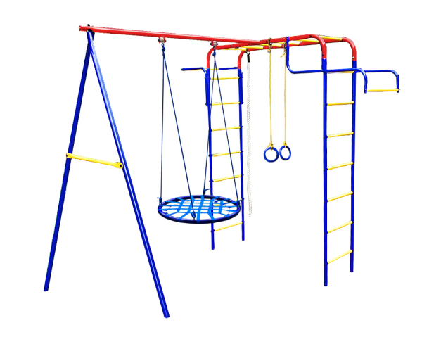 картинка Детский спортивный комплекс для дачи Пионер "Дачный мини" (Гнездо 80М) от магазина Лазалка