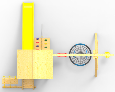 Детская площадка Пикник  "Стандарт Д" с гнездом