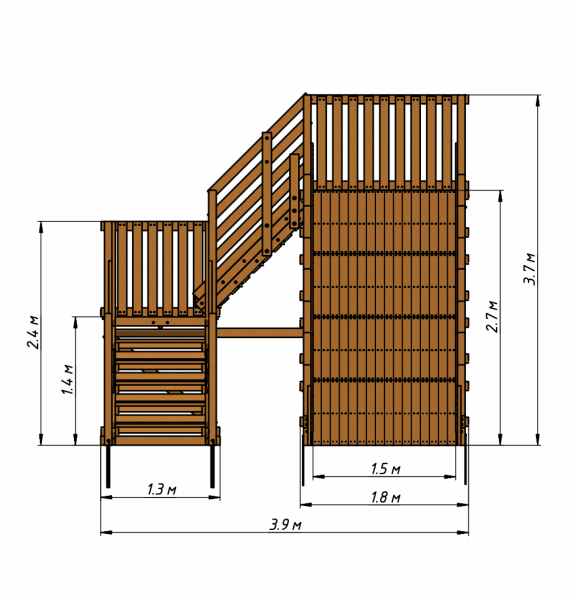 картинка Ледяная горка SWAN-3 от магазина Лазалка