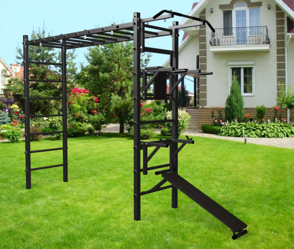 картинка Уличная шведская стенка Sv Sport рукоход У511 (Турник/Брусья/Стойка/Скамья) от магазина Лазалка