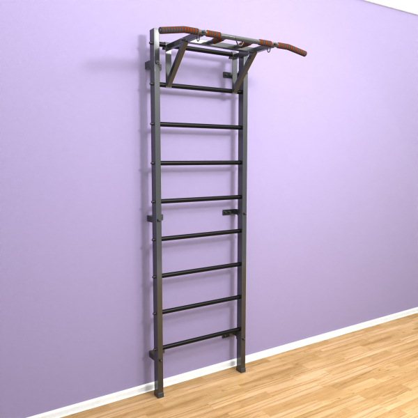 Шведская стенка "LittleSport" Pull-Up (черный*черный)