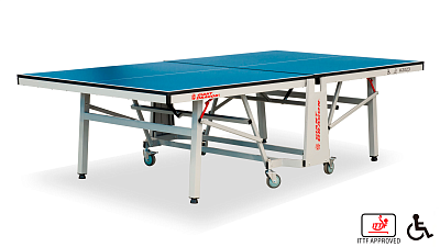 Теннисный стол складной для помещений "K-2023 ITTF Indoor" (274 Х 152.5 Х 76 см ) с сеткой