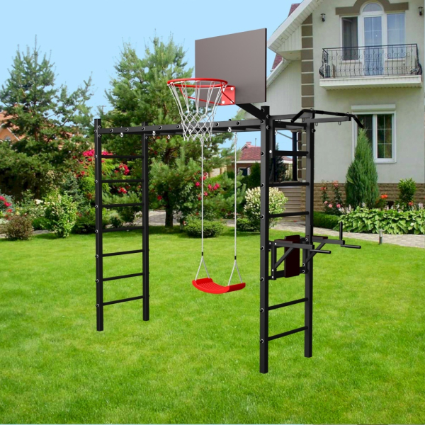 картинка Уличная шведская стенка Sv Sport рукоход У515 (Турник/Брусья/"Лодочка") от магазина Лазалка