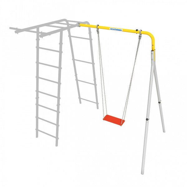 Дополнительный комплект к дачному комплексу ROMANA *только для высоты балки качелей 2050 мм. (серый/желтый)